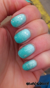 Essie Mint Candy Apple ;  Depend in 54; and OPI in Pirouette My Whistle.